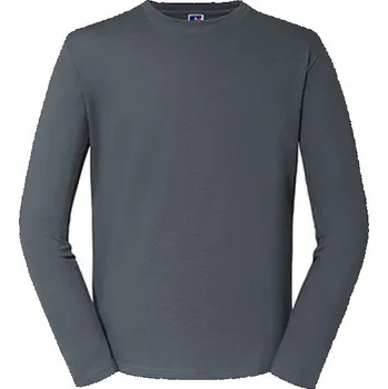 Pánské tričko Russell Pánské bavlněné tričko R-180L-0 Convoy Grey (Solid) 4XL