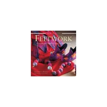Cizojazyčná kniha New Crafts: Feltwork - Brown Victoria