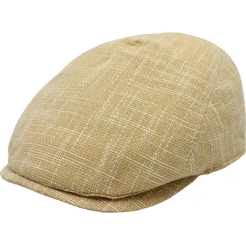 Čepice Fiebig - Headwear since 1903 Pánská letní bekovka od Fiebig - žlutá bekovka Velikost: 56 cm