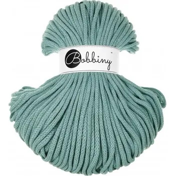 Příze Bobbiny bavlněná šňůra PREMIUM 5mm Duck Egg Blue
