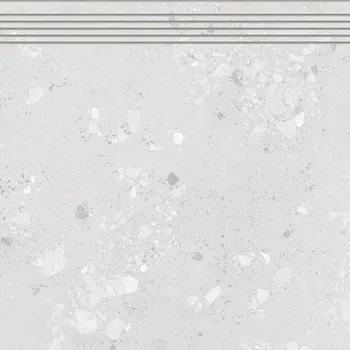 Castone Paper - schodovka 59,8x59,8 šedobílá DCP62855