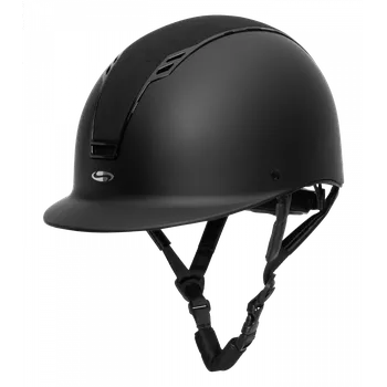 Vybavení pro jezdce Jezdecká helma Swing H22 černý mat/velvet 55 - 57 cm