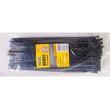 Stahovací páska Páska stahovací MASTERTOOL na kabely, nylon 4,8*250 mm, černá 100 ks balení 20-1855