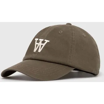 Kšiltovka Bavlněná baseballová čepice Wood Wood Eli Embroidery, ONE SIZE, zelená, 97X