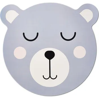 Zeller Prostírání dětské, motiv medvěd, šedá, průměr 36,5 cm