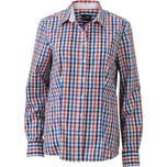 James Nicholson Popelínová kostkovaná halenka s dlouhým rukávem JN 616