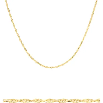 Hodinky Řetěz Bonore Délka 50 cm- Šířka 1 mm - Zlato 585- Typ Singapur 146892