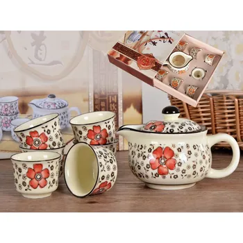 Sagrado - Čajová souprava - konvička 200 ml + 6 šálků