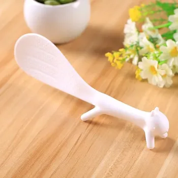 Naběračka Kuchyňská naběračka | velká lžíce, styl veverka - náhodná barva - Bílý