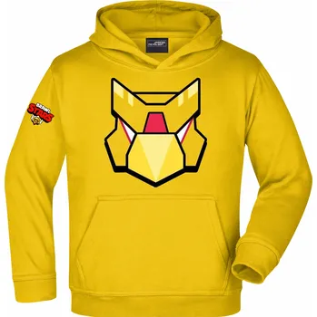 Chlapecká mikina Mikina Crow Gold Mecha Brawl Stars Velikost: 110/116 - 5/6let
