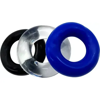 Sada 3 pružných erekčních kroužků