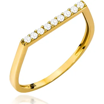 Hodinky Prsten Bonore - Zlato 585 - Kubický Zirkon 139067