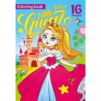 Set školních potřeb Kolorowanka A4 16 obrazków Mała królewna