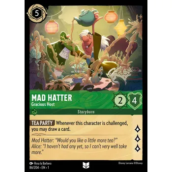 Karetní hra Mad Hatter 086/204 - The First Chapter Typ karty: Foil