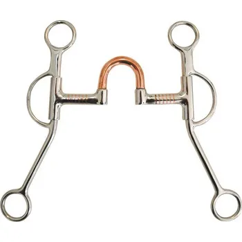 Udidlo pro koně Westernová páka POOL'S Copper