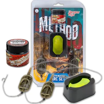 Benzar Mix Návazec Krmítko Set Rapid Method Arc Montáž Sada - 30+30 g