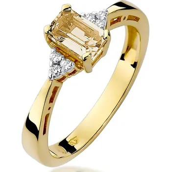 Hodinky Prsten Bonore - Zlato 585 - Citrín 0-6 Ct 92373