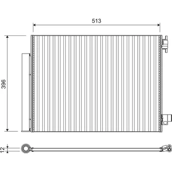 Výparník klimatizace Kondenzátor, klimatizace VALEO 814373
