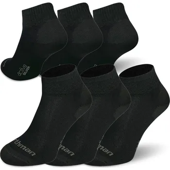 Pánské ponožky Northman Sportovní ponožky Multisport Low Ultralight 3-pack Velikost: 39-41 Černé Univerzální Sportovní Podkotníkové Ponožky