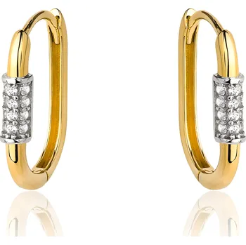 Hodinky Náušnice Bonore - Zlato 585 - Kubický Zirkon 136912