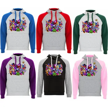 Chlapecká mikina Mikina Brawl Stars Koláž Barva: Melírová / purpurová, Velikost: 98/104 - 3/4roky