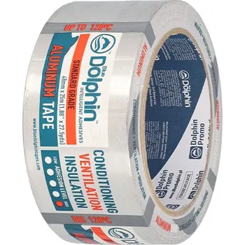 Lepicí páska Blue Dolphin Hliníková páska 48 mm x 25 m