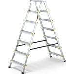 Schůdky oboustranné Drabest, 150kg, 2x7 stupňů DR-DD7-150kg