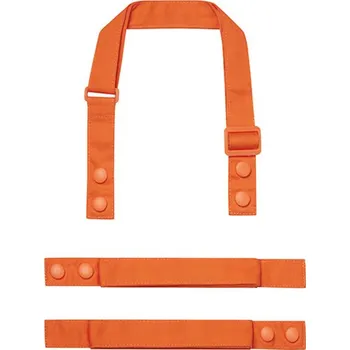 Pracovní zástěra Premier Workwear Gastro zástěra - popruhy PR191 Orange (ca. Pantone 172C) 2,5 x 90 cm