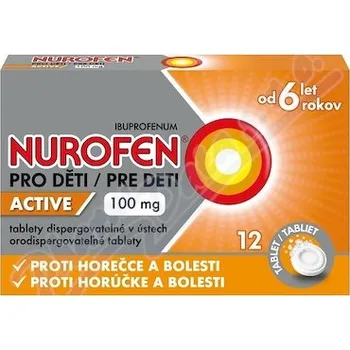Lék Nurofen pro děti Active 100mg por.tbl.dis.12