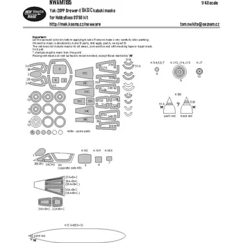 Plastikový model 1/48 Mask Yak-28PP Brewer-E BASIC (HOBBYB)