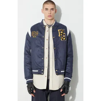 Bomber bunda Puma PUMA X STAPLE Varsity Jacket, M, námořnická modř, 59X
