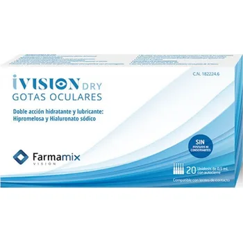 FARMAMIX iVision dry umělé slzy 0,5&nbsp;ml 20&nbsp;kusů