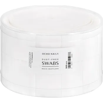 ACTIVESHOP Bezprašné bavlněné tampony na nehty v Akryl obale 500ks