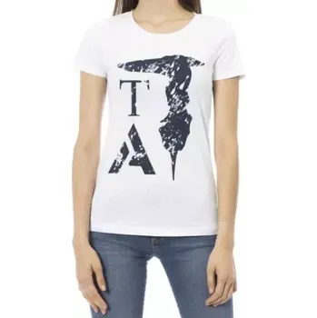 Bílé tričko Trussardi, S (Originální triko Trussardi doprava zdarma)