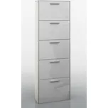 Botník IPOMO 5, bílá/bílý lesk + vyzvednutí ZDARMA