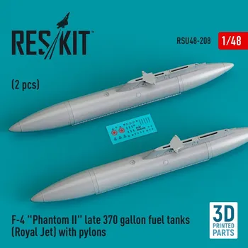 Plastikový model 1/48 F-4 'Phantom II' late 370 gallon fuel tanks