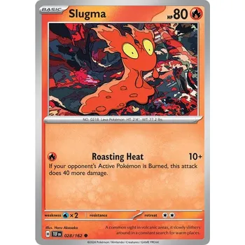 Karetní hra Slugma 028/162 - Temporal Forces Typ karty: Non-Holo