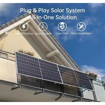 solární panel Hütermann Balkónová solární elektrárna FVE 800W.