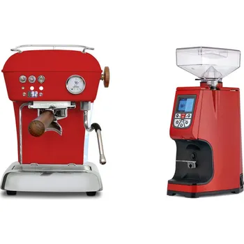 Příprava kávy Ascaso Dream PID, Love Red + Eureka Atom 60, ferrari red