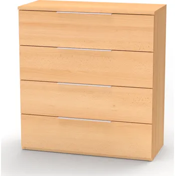 Komoda Nábytek Mikulík Komoda VARIO 4 - šedé úchytky