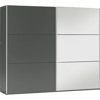 Šatní skříň Šatní skříň ENKIN 250, grafit/grafit +možnost VÝNOSU + vyzvednutí ZDARMA