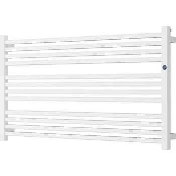 Radiátor Koupelnový radiátor STICK LEVEL bílá barva, Bílá, 160 cm, 55.5 cm, Středové 50 mm DOPRAVA ZDARMA