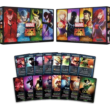 Desková hra REXhry Marvel Dice Throne CZ: Sada 1 a 2 + Sada promo karet
