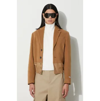 Vlněná bunda Ader Error Aviat Blazer, L, hnědá, 82X