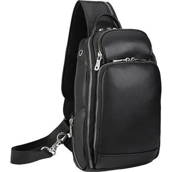 Sportovní batoh Luxusní batoh přírodní kůže NW290 Barva (Varianta): 2 černá