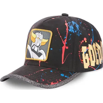 Kšiltovka Kšiltovka CAPSLAB CASQUETTE ADULTE CAPSLAB GOLDORAK STREET CL/GOL/TAG/1/GOL1 – Černá