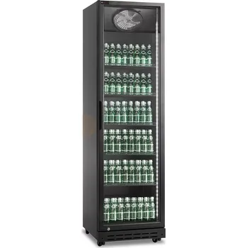 Chladící prosklená skříň, 394 l, černá, 578x605x1980 mm | RESTO QUALITY, RQ429-BLACK