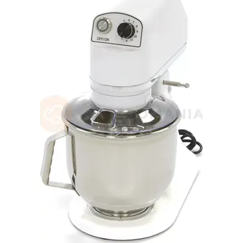Barová židle Planetární mixér, 7 l, min/max. váha těsto: 0,2/2 kg, bílý, 240x425x425 mm | RESTO QUALITY, RQB7-W