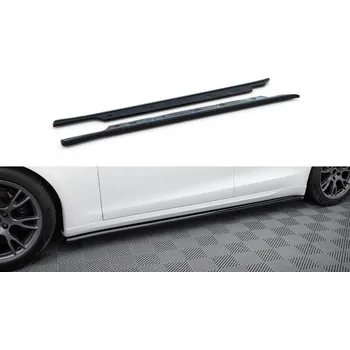 Difuzory bočních lišt V2 Tesla Model S Plaid Mk1 Facelift