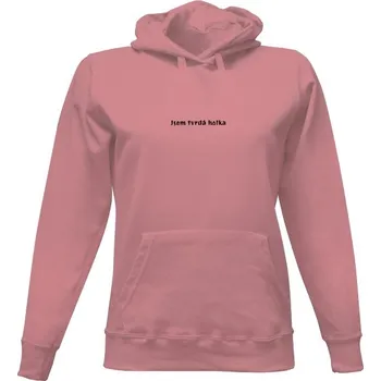 Dámská mikina Dámská mikina s kapucí s potiskem Tvrdá holka dámské